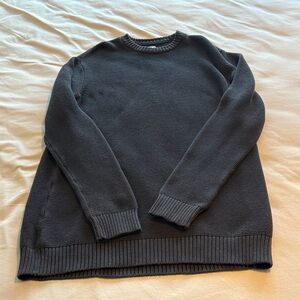 Pact Men's Charcoal Crewneck Sweater